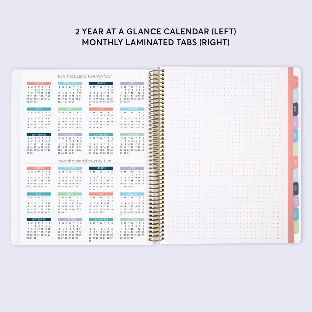 8.5x11 Student Planner - Flirty Florals Blush
