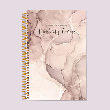 6x9 Gratitude Journal - Neutral Abstract Ink