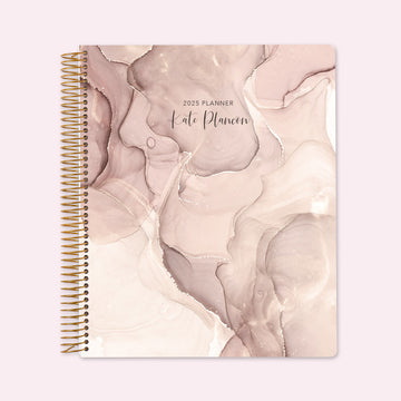 8.5x11 Teacher Planner - Neutral Abstract Ink