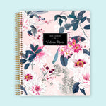 8.5x11 Weekly Planner - Pink Elegant Floral