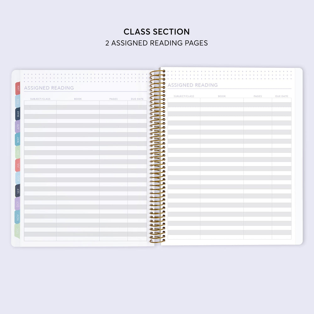 8.5x11 Student Planner - Abstract Florals Multicolor