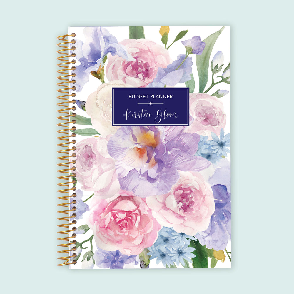 6x9 Budget Planner - Flirty Florals Violet