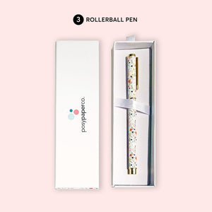 
                  
                    6x9 Weekly Planner, Notebook and Rollerball Pen Set - Field Flowers
                  
                