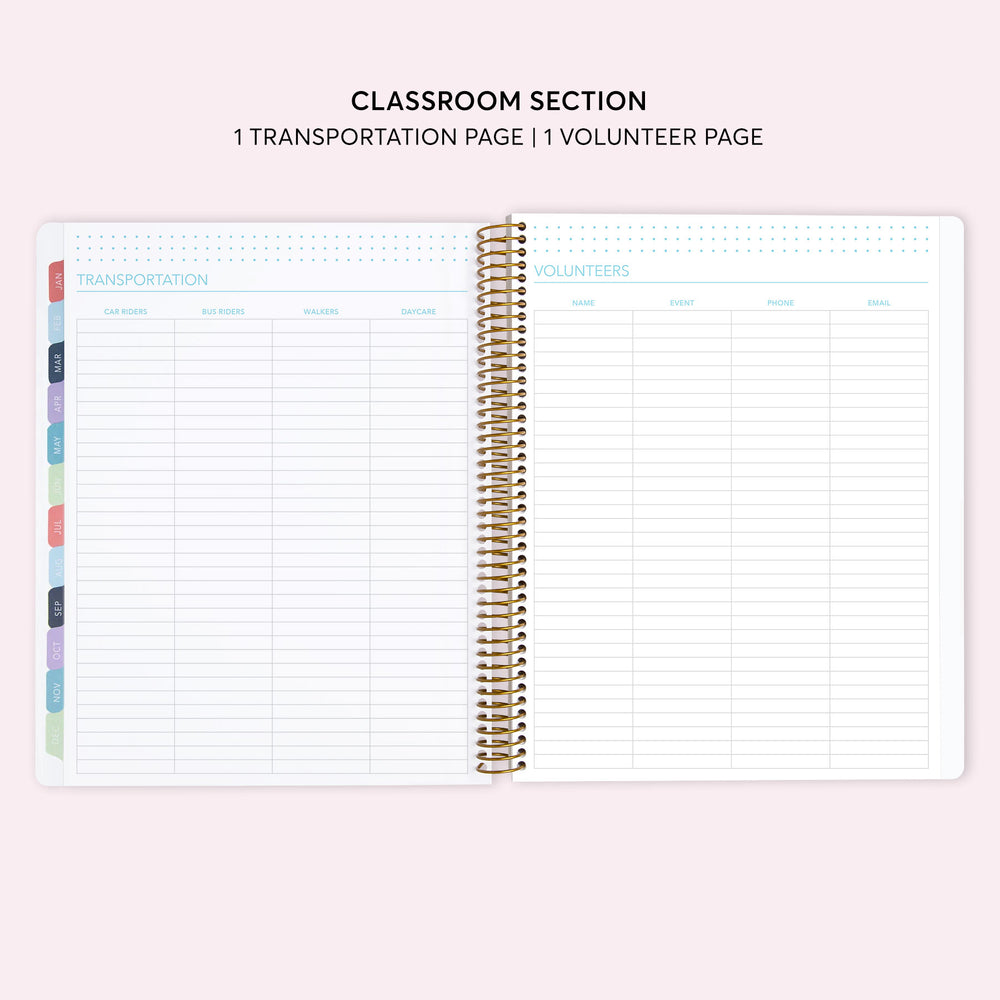 
                  
                    8.5x11 Teacher Planner - Blush Gray Tropical
                  
                