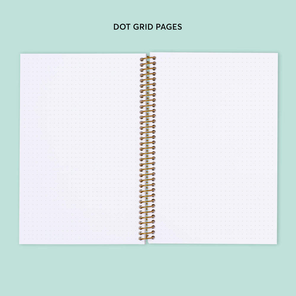 6x9 Notebook/Journal - Field Flowers Blue