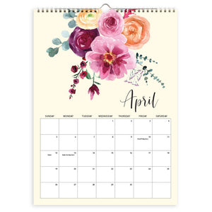
                  
                    2020 wall calendar - floral
                  
                