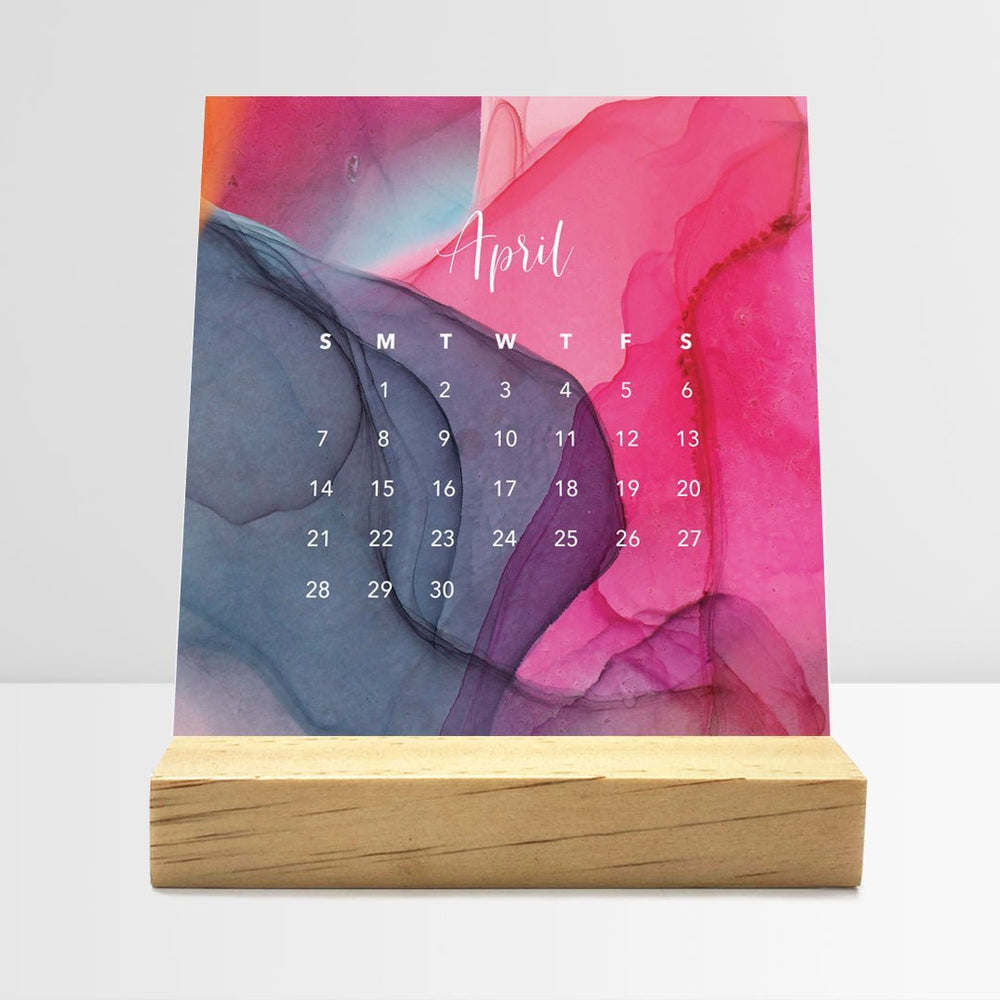 2024 Desk Calendar - Flowing Ink