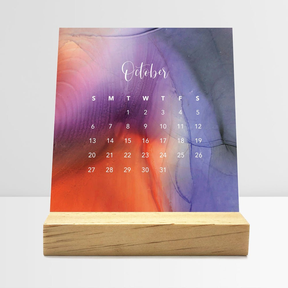 2024 Desk Calendar - Flowing Ink