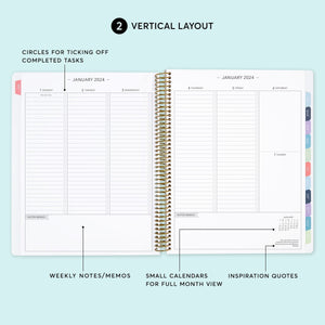 
                  
                    8.5x11 Weekly Planner - Neutral Abstract Ink
                  
                