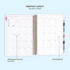 
                  
                    6x9 Monthly Planner - Blue Navy Color Block
                  
                