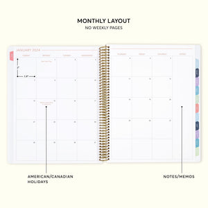 
                  
                    8.5x11 Monthly Planner - Flirty Florals Blush
                  
                