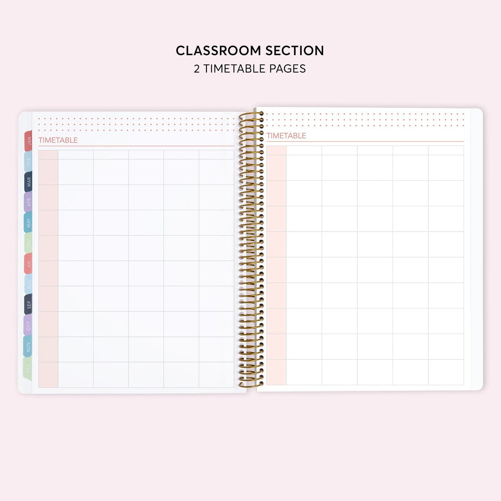 
                  
                    8.5x11 Teacher Planner - Abstract Florals Pink Multicolor
                  
                