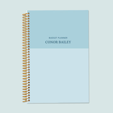 6x9 Budget Planner - Blue Color Block
