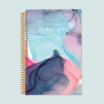 6x9 Budget Planner - Multicolor Flowing Ink