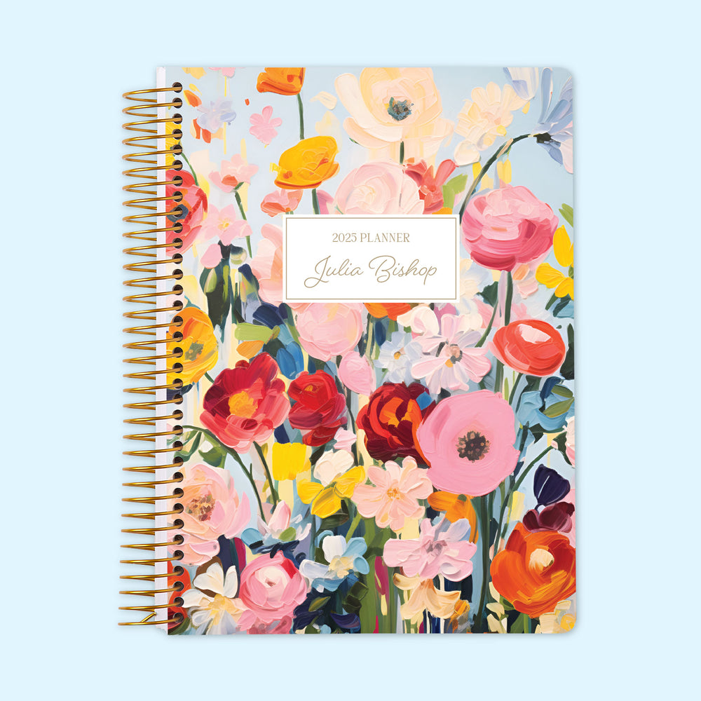 6x9 Daily Planner - Blossom Dreams Colorful