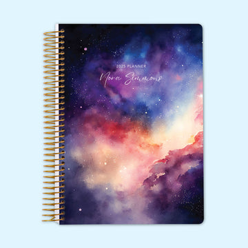6x9 Daily Planner - Space Galaxy Colourful