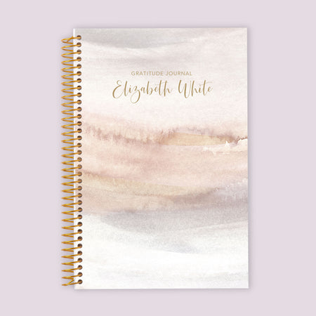 6x9 Gratitude Journal - Neutral Watercolor Gradient