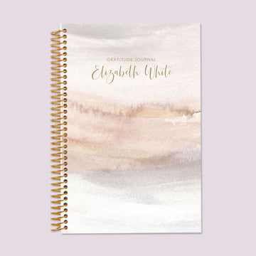 6x9 Gratitude Journal - Neutral Watercolor Gradient