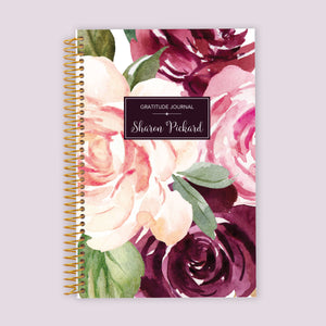 
                  
                    6x9 Gratitude Journal - Plum Blush Roses
                  
                