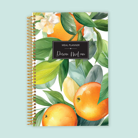 6x9 Meal Planner - Citrus