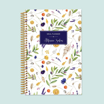 6x9 Meal Planner - Summer Florals