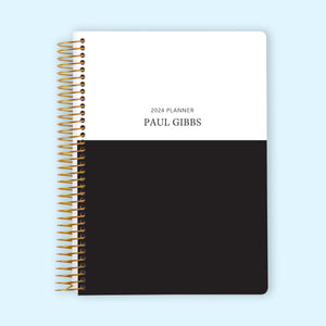 
                  
                    6x9 Monthly Planner - Black White Color Block
                  
                