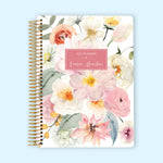 6x9 Monthly Planner - Flirty Florals Blush