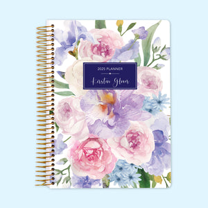 
                  
                    Monthly planner with an elegant mauve floral design, blending soft watercolor florals with a contemporary artistic feel, finished with a strong coil binding.
                  
                