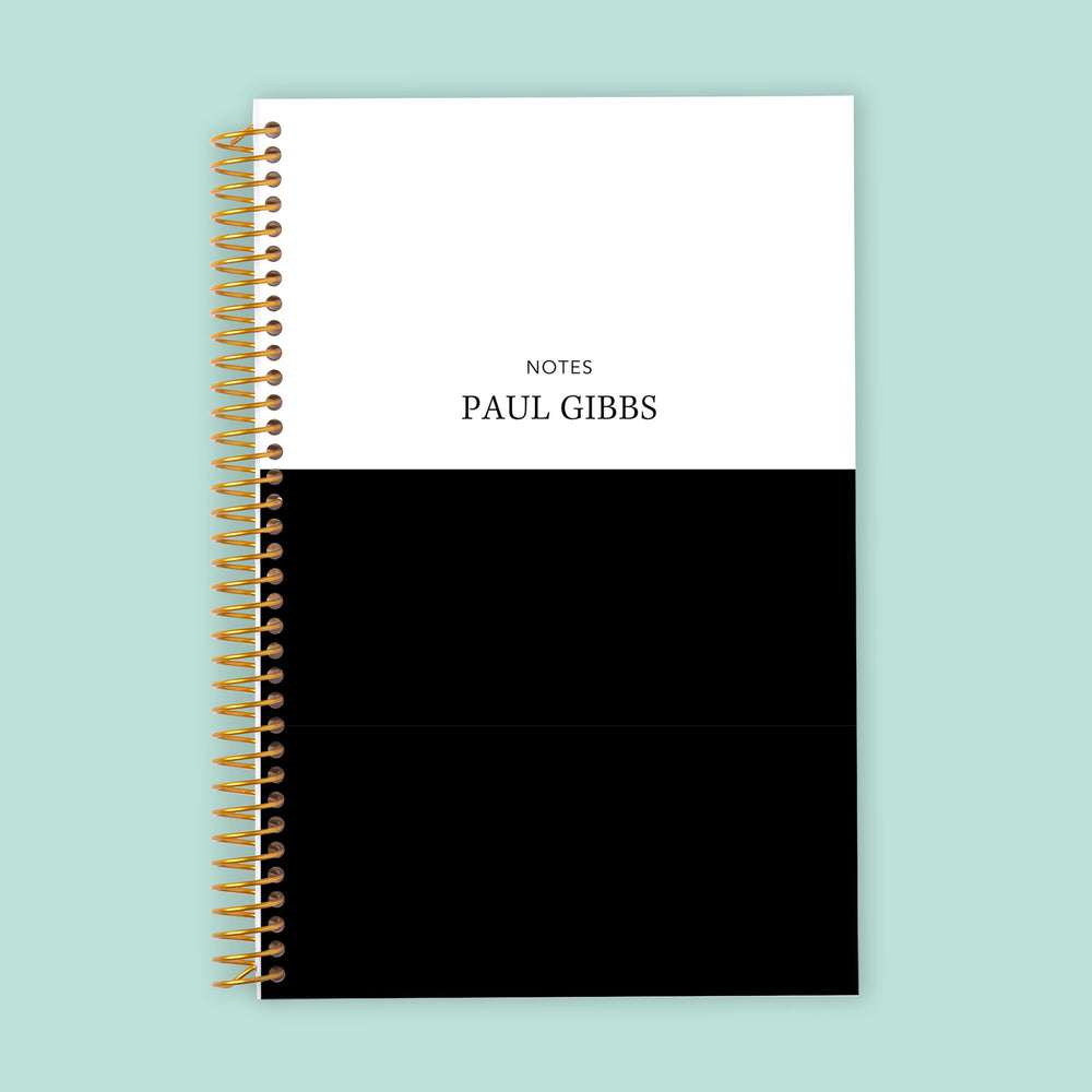 
                  
                    6x9 Notebook/Journal - Black White Color Block
                  
                