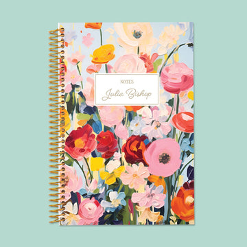 6x9 Notebook/Journal - Blossom Dreams Colorful