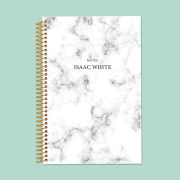 6x9 Notebook/Journal - Gray Marble