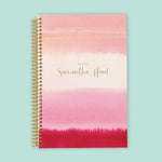 6x9 Notebook/Journal - Pink Watercolor Gradient