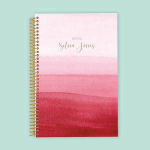 
                  
                    6x9 Notebook/Journal - Pink Watercolor Ombré
                  
                