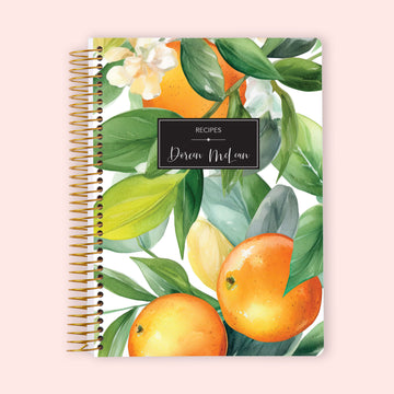Personalized Recipe Book - Citrus
