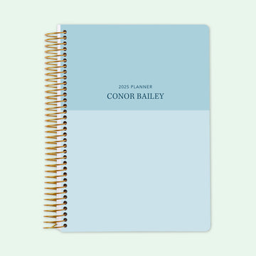 6x9 Student Planner - Blue Color Block