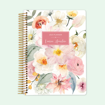 6x9 Student Planner - Flirty Florals Blush