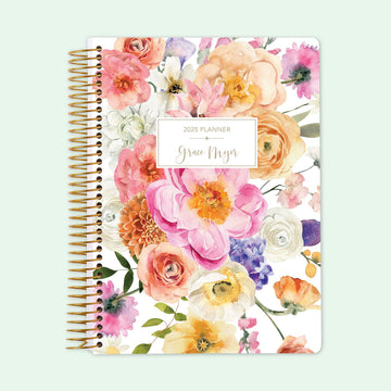 6x9 Student Planner - Flirty Florals Colorful