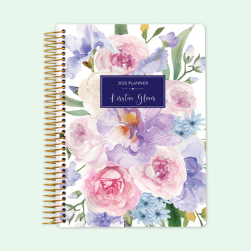 6x9 Student Planner - Flirty Florals Mauve