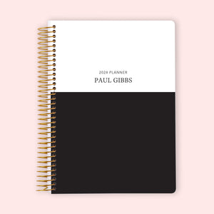 
                  
                    6x9 Weekly Planner - Black White Color Block
                  
                