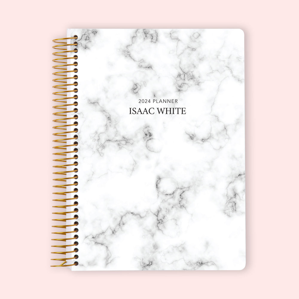 6x9 Weekly Planner - Gray Marble