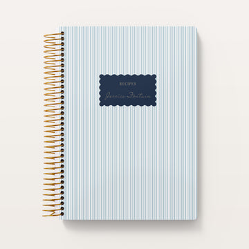 Personalized Recipe Book - Harbor Linen
