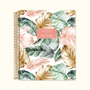 
                  
                    8.5x11 Monthly Planner - Blush Gold Tropical
                  
                