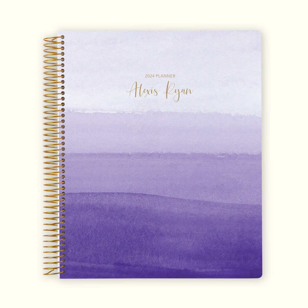 
                  
                    8.5x11 Monthly Planner - Purple Watercolor Ombré
                  
                