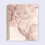 8.5x11 Student Planner - Neutral Abstract Ink