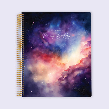 8.5x11 Student Planner - Space Galaxy Colourful