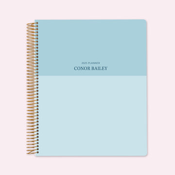 8.5x11 Teacher Planner - Blue Color Block