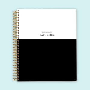 
                  
                    8.5x11 Weekly Planner - Black White Color Block
                  
                