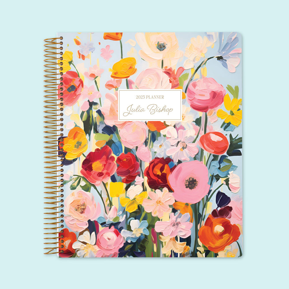 8.5x11 Weekly Planner - Blossom Dreams Colorful