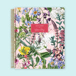 8.5x11 Weekly Planner - Colorful Florals Pink