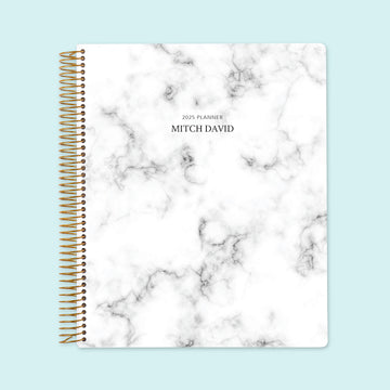 8.5x11 Weekly Planner - Gray Marble
